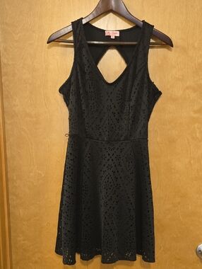 Candie's Black Backless Dress